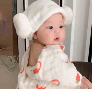 The Captivating Beauty of a Baby Post-Bath