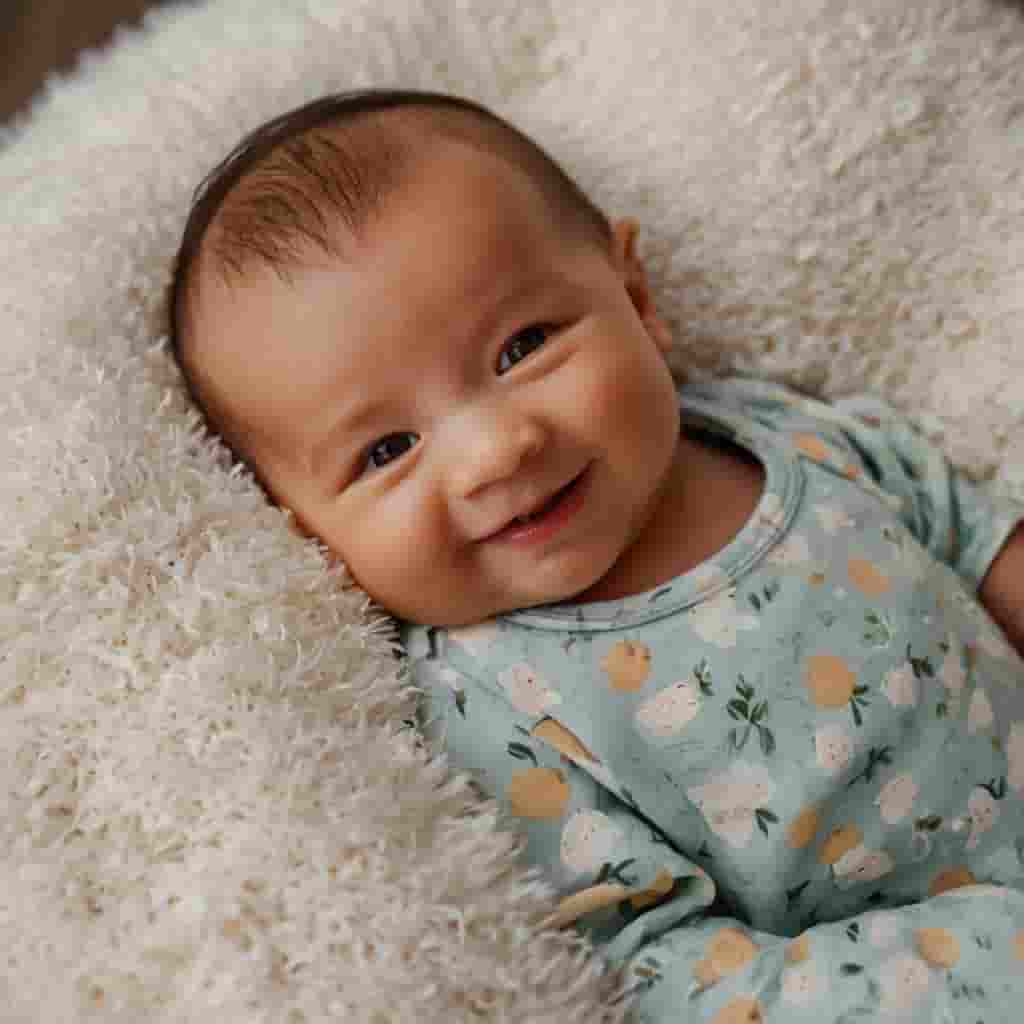 A Baby’s Smile: The Heartbeat of Loving Connections.