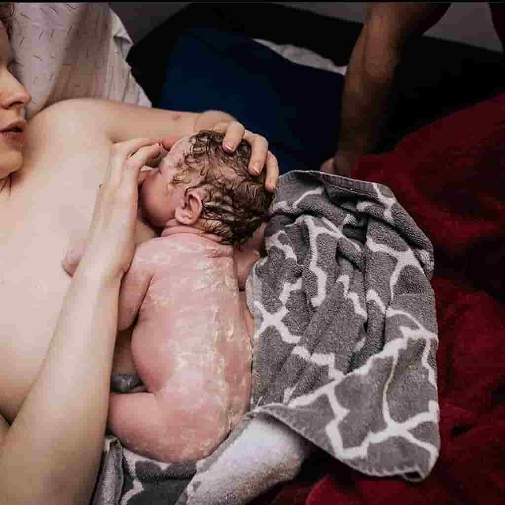 There is nothing happier than the moment when a mother holds her newborn baby in her arms as soon as it is born, it feels like the whole world is wrapped in a warm embrace.
