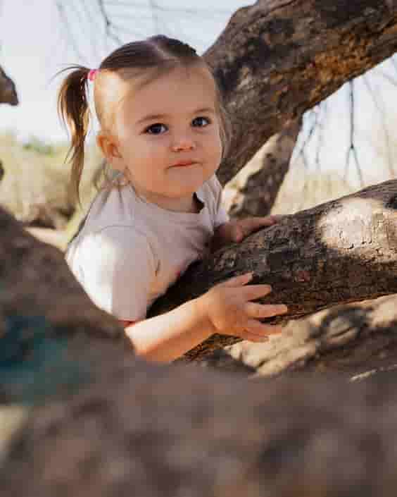 Innocent Like an Angel: A Baby’s Joyful Harmony with Nature.hanh