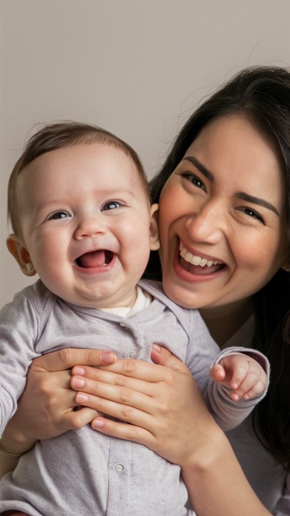 First Laughs: The Joy of Baby’s Laughter with Mom